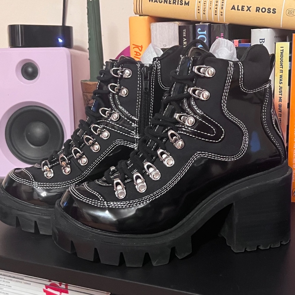 EUC Jeffrey Campbell Road Rage Bootie